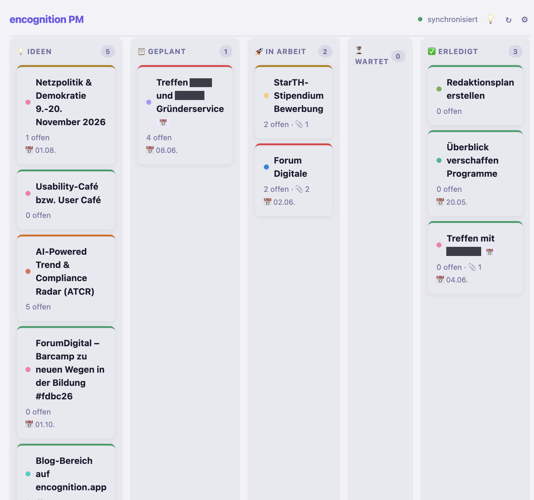 Encognition PM – eigenes Projektmanagement-Tool