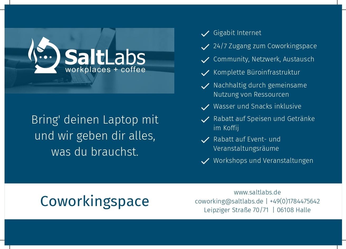 SaltLabs Halle – Redaktion & Design
